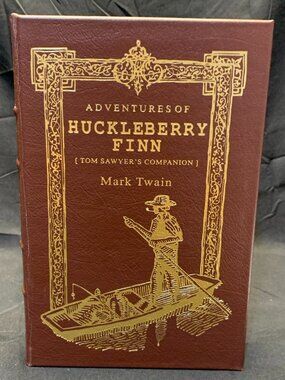 Leather Bound Collector's Edition Adventures of Huckleberry Fin The Easton Press